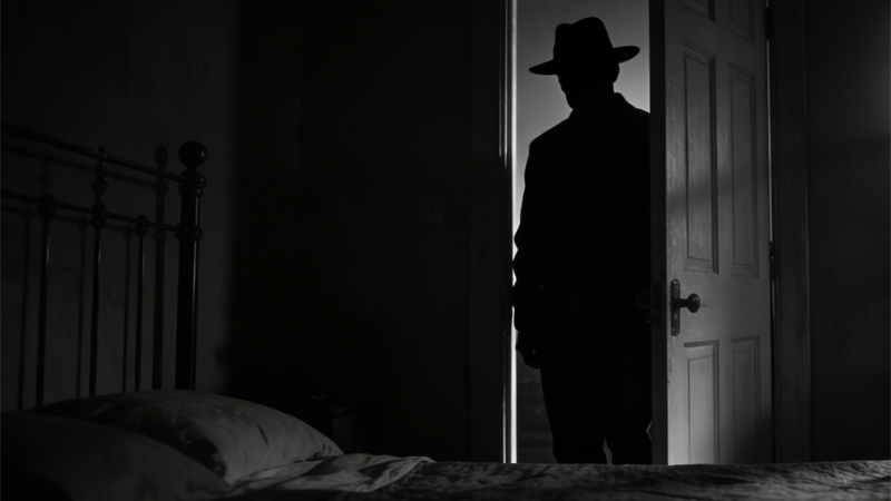 El Hombre del Sombrero suele aparecerse en el marco de la puerta del dormitorio