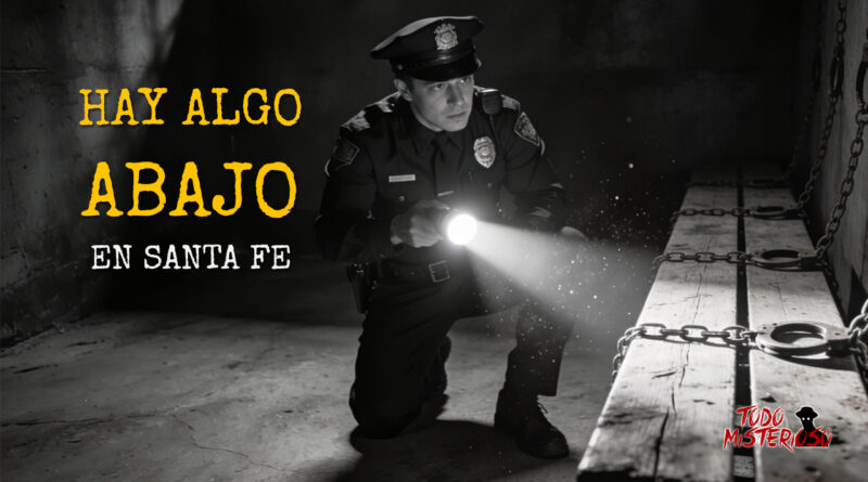 Policía de Santa Fe, Argentina, en el subsuelo de una vieja dependencia policial. Imagen ilustrativa