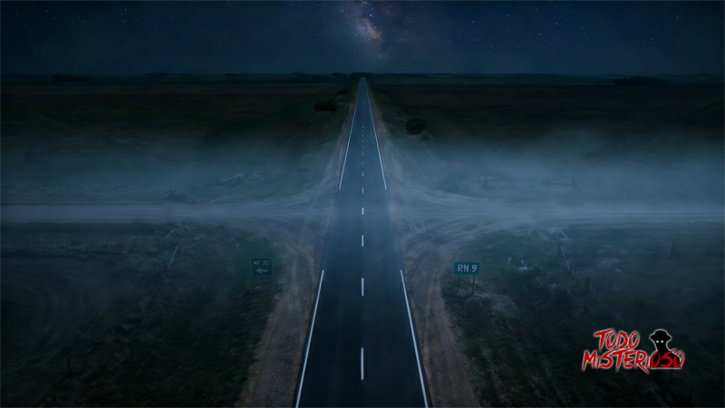 Cruce maldito entre la ruta nacional 9 y la ruta provincial 20, en Santa Fe, Argentina. Imagen ilustrativa