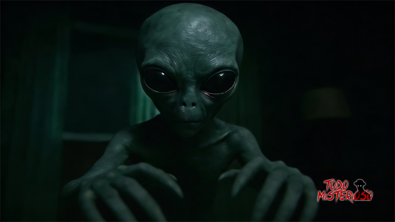 Extraterrestre del tipo "los Grises". Imagen ilustrativa según testigo