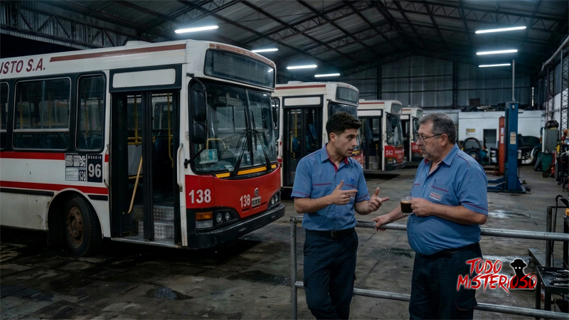 Choferes de colectivo de la línea 96 en Buenos Aires, Argentina. Imagen ilustrativa