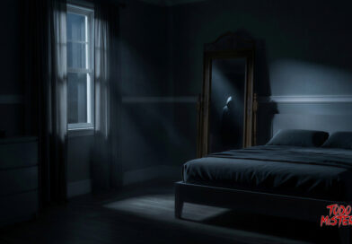Espejo Maldito: algo oscuro encerraba | Historia Paranormal Real Un espejo maldito dentro de un dormitorio. Imagen ilustrativa